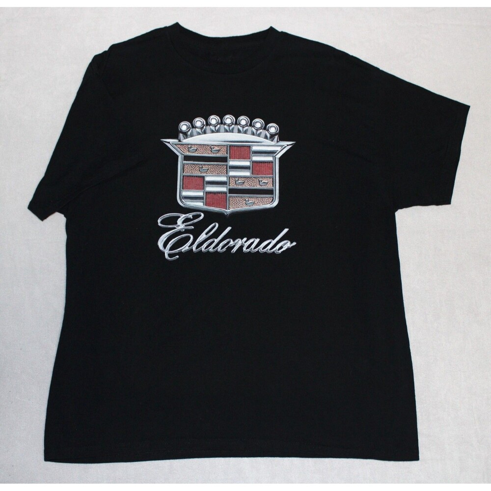 Cadillac Eldorado black graphic tshirt mens XL